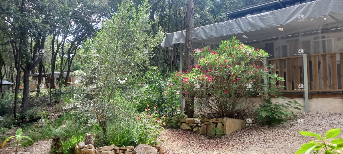 Dve urejeni parceli z mobilnimi hišicami – 30 sekund od plaže – vrhunska naložba v Istri